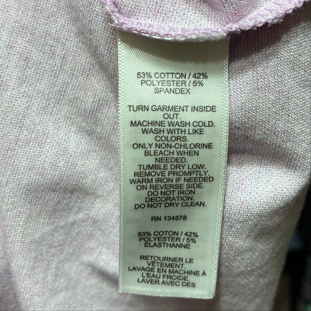 New Vineyard Vines Mens Edgartown Pique Polo Heather Purple XXL Whale Preppy - Picture 4 of 5